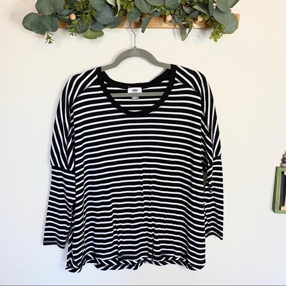 Old Navy Striped Oversized Top